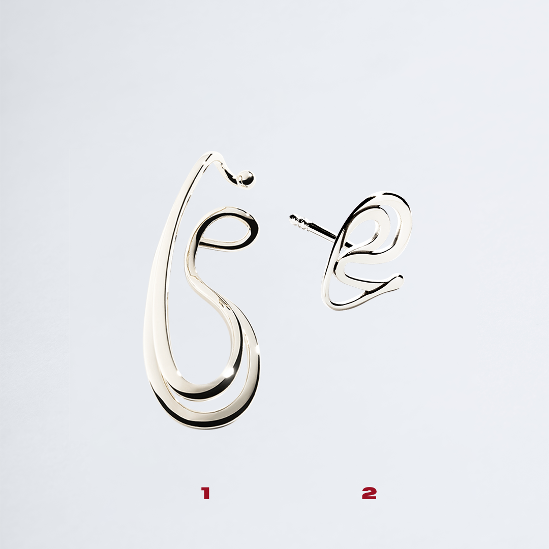 COFFRET #2 : DUO STUD + SCULPTURE D'OREILLE KIRA