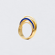 ITO RING 5 RING / BLUE LACQUERED 