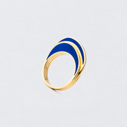 NAMI RING 3 RING / BLUE LACQUERED 