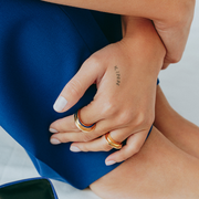 ITO RING 5 RING / BLUE LACQUERED 
